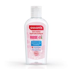 Assanis Pocket con Perfume Gel hidroalcohólico pocket rosa Rose 80ml