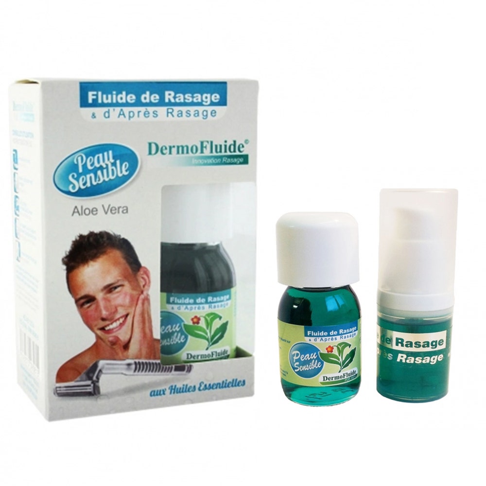 Dermo Fluide Fluido de afeitado y aftershave aloe vera Pieles sensibles 60ml
