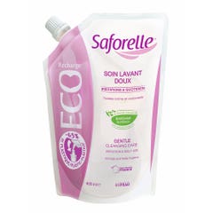 Saforelle Eco-recarga Cuidado Limpiador Suave 400 ml