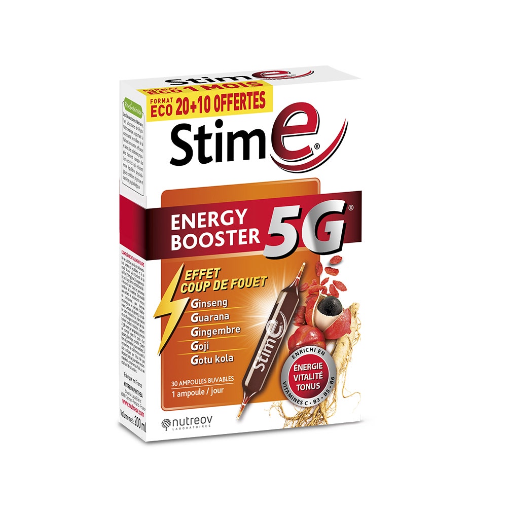Nutreov Stim e Booster 5G 20 ampollas + 10 de regalo 300ml