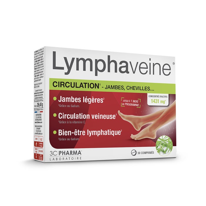 3C Pharma Linfaveína 30 comprimidos