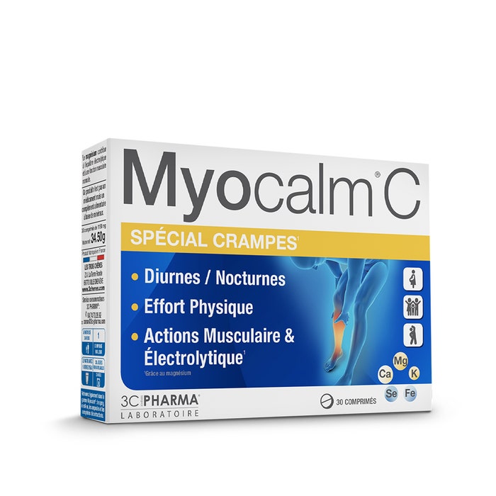 3C Pharma Myocalm MYOCALM Especial calambres 1150 mg 30 comprimidos
