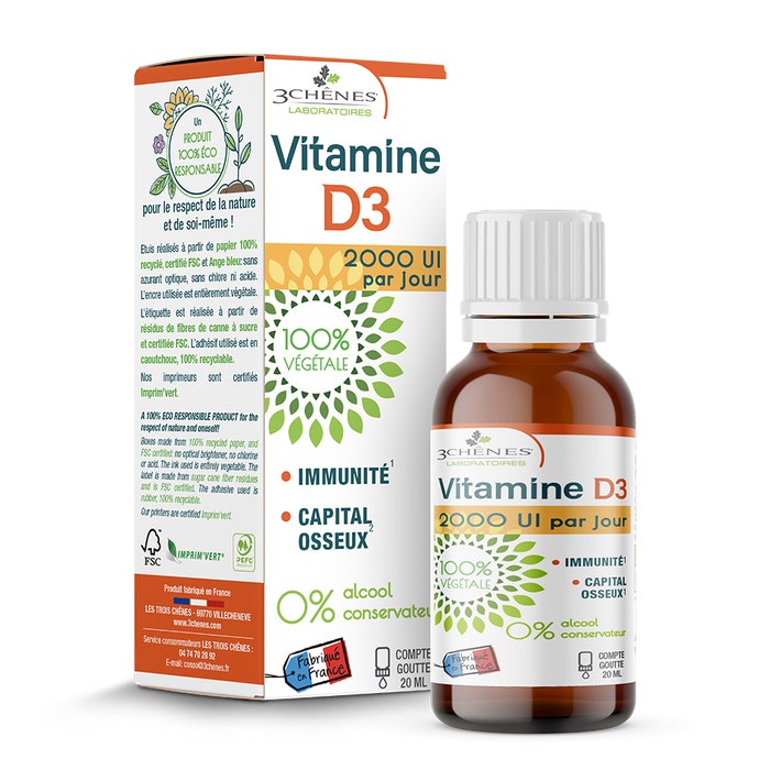 3C Pharma Vitamina D3 vegetal 20ml