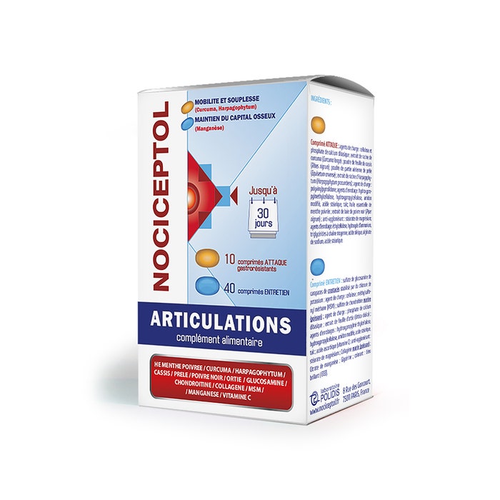 Nociceptol articulaciones 50 comprimidos Polidis