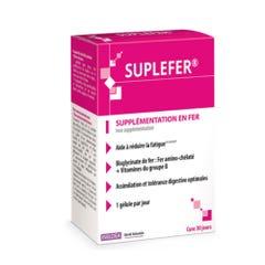 Ineldea Suplefer Suplementos de hierro 30 cápsulas