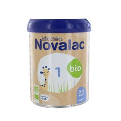 Novalac Leche ecológica en polvo 1 De 0 a 6 meses 800g