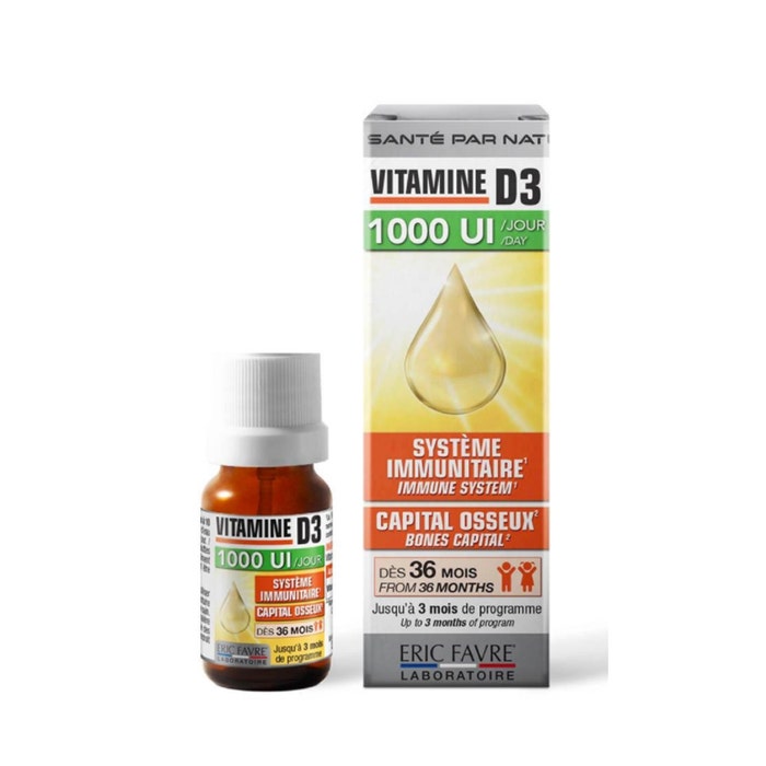 Eric Favre Recuento de gotas de vitamina D3 20 ml