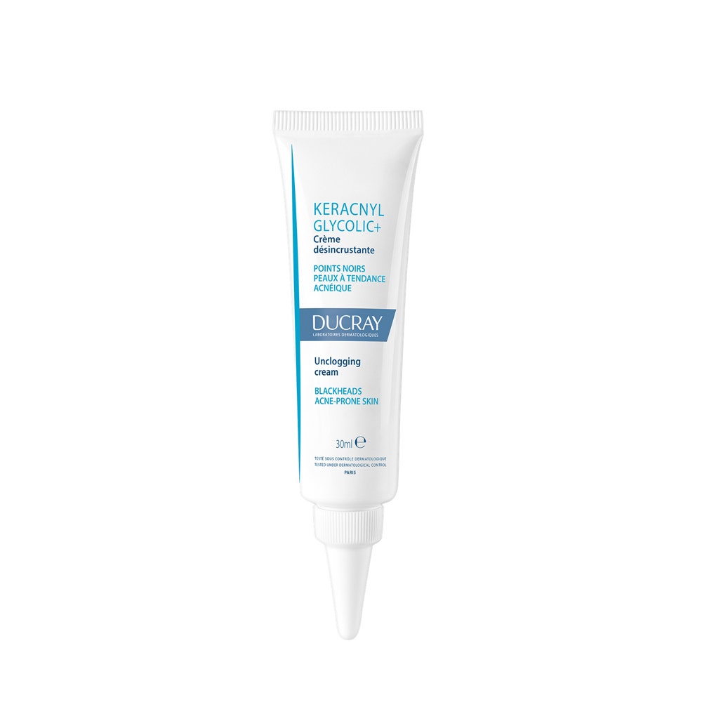 Ducray Keracnyl Crema para granos y puntos negros con ácido glicólico 30 ml