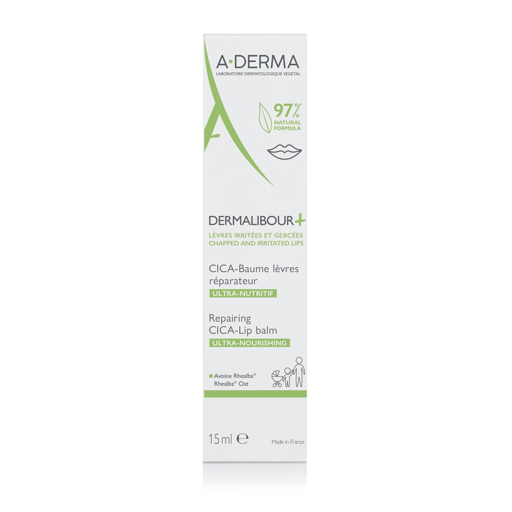 A-Derma Dermalibour+ Bálsamo labial reparador CICA 15ml