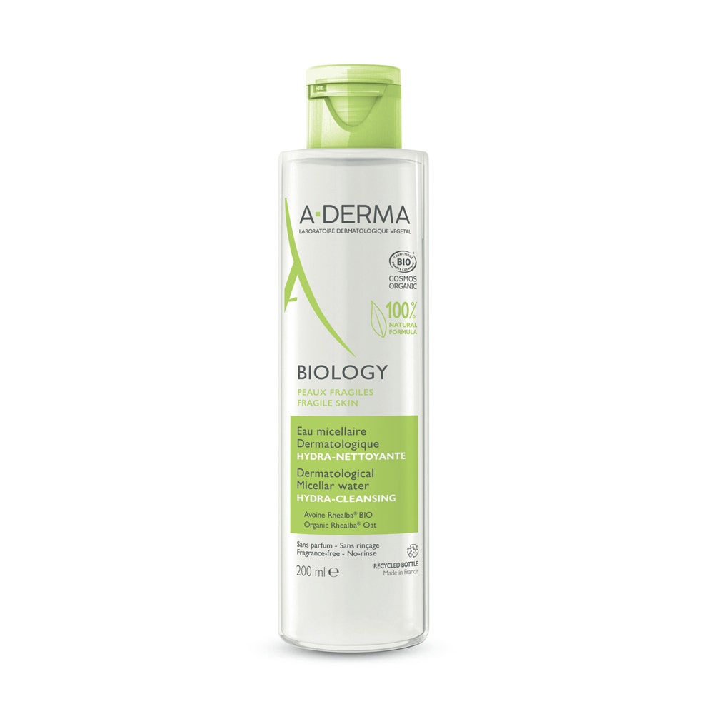 A-Derma Biology Agua Micelar Dermatológica Limpiadora Hidratante Bio 200ml
