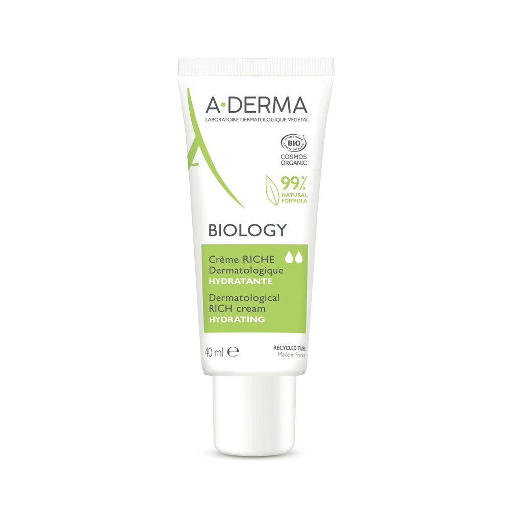 A-Derma Biology Crema Rica Dermatológica Hidratante Bio 40ml