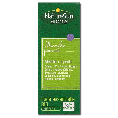 Aceite esencial de menta piperita 30 ml Naturesun Aroms