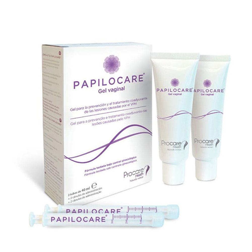 Procare Papilocare Gel vaginal 2 tubos con aplicadores 2x40ml