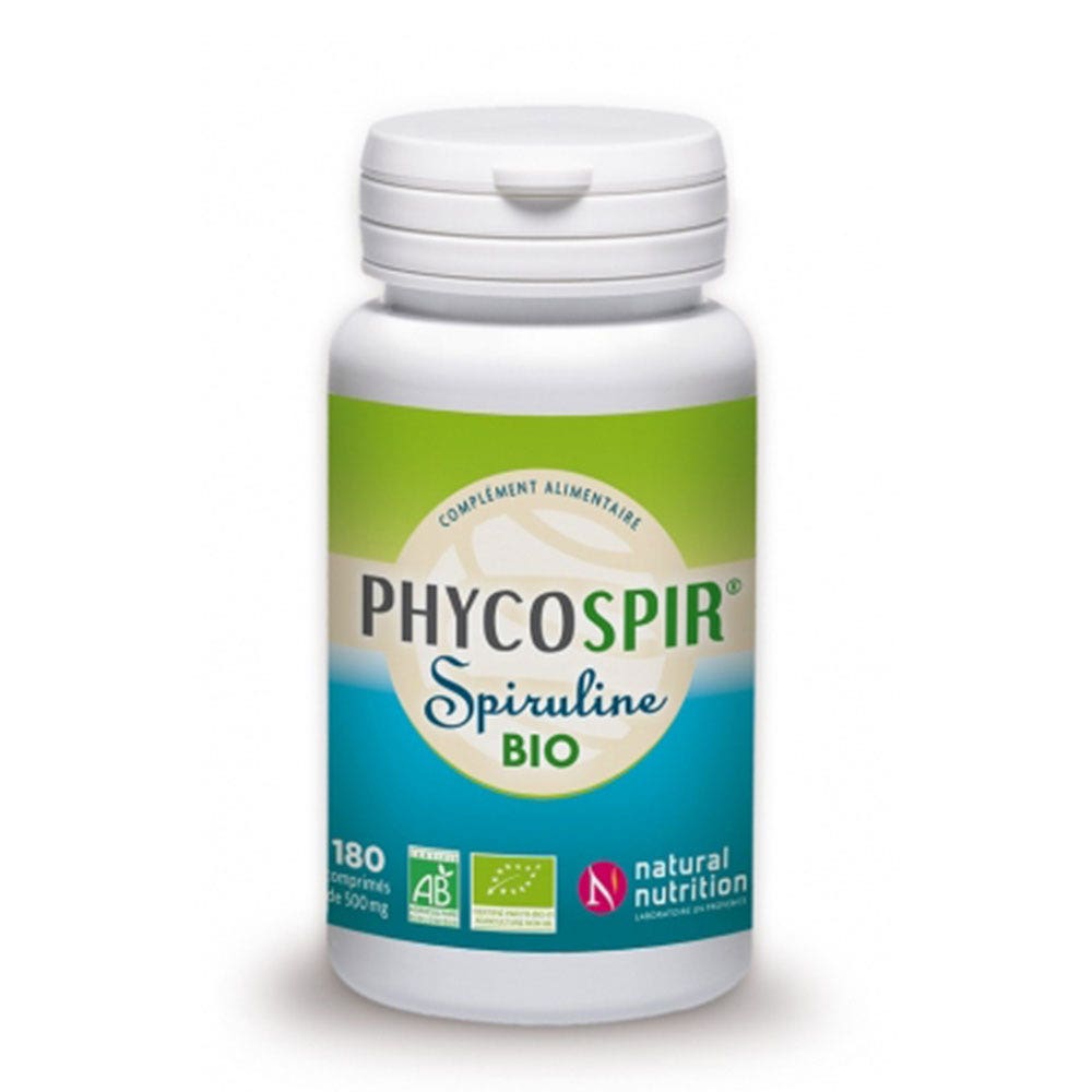 Natural Nutrition Phycospir Espirulina Bio + Kudzu 60 Capsulas