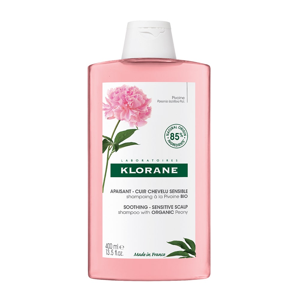 Klorane Peonía Champú calmante Cuero cabelludo sensible Bio 400 ml