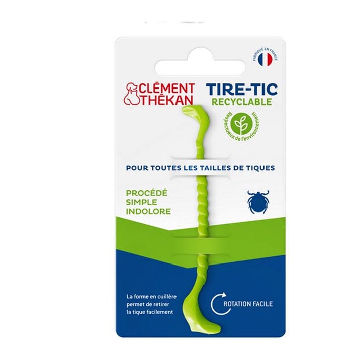 Clement-Thekan Crochet Tire-tic para todos los tamaños de garrapata Clement-Thekan