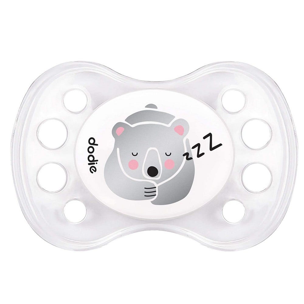 Dodie Chupete Simetrico Silicona Fosforescente 0-6 Meses