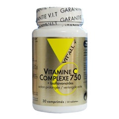+ Vitamine C Complexe 750 30 Comprimes Secables 30 Comprimés Vit'All+
