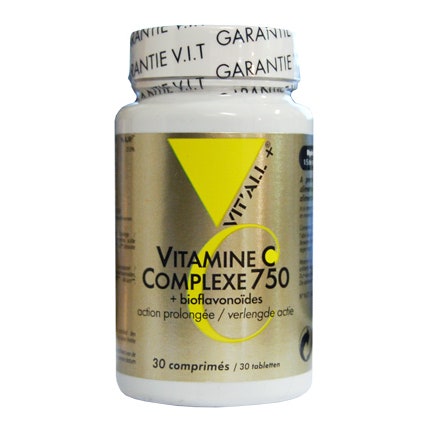 Vit'All+ Complejo de Vitamin C 750 30 comprimidos