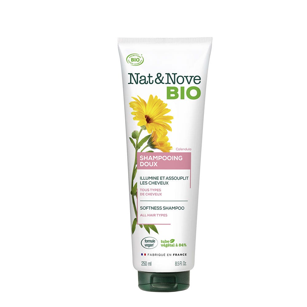 NAT&NOVE BIO champú suave Bio todo tipo de cabello 250 ml