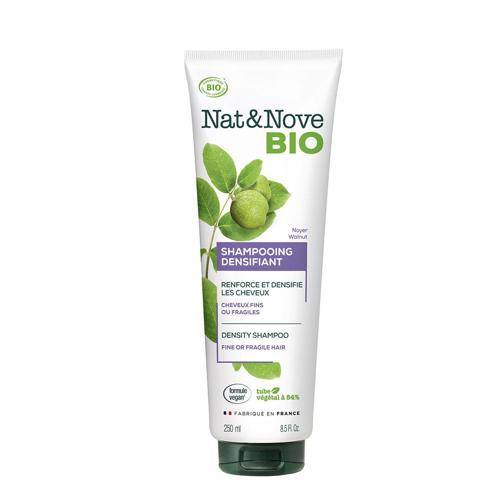 NAT&NOVE BIO champú densificante Bio cabello fino o frágil 250 ml