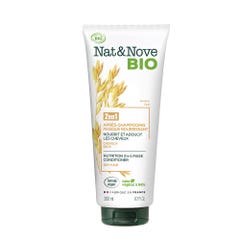 NAT&NOVE BIO bio mascarilla nutritiva 2en1 acondicionador cabello seco 200 ml