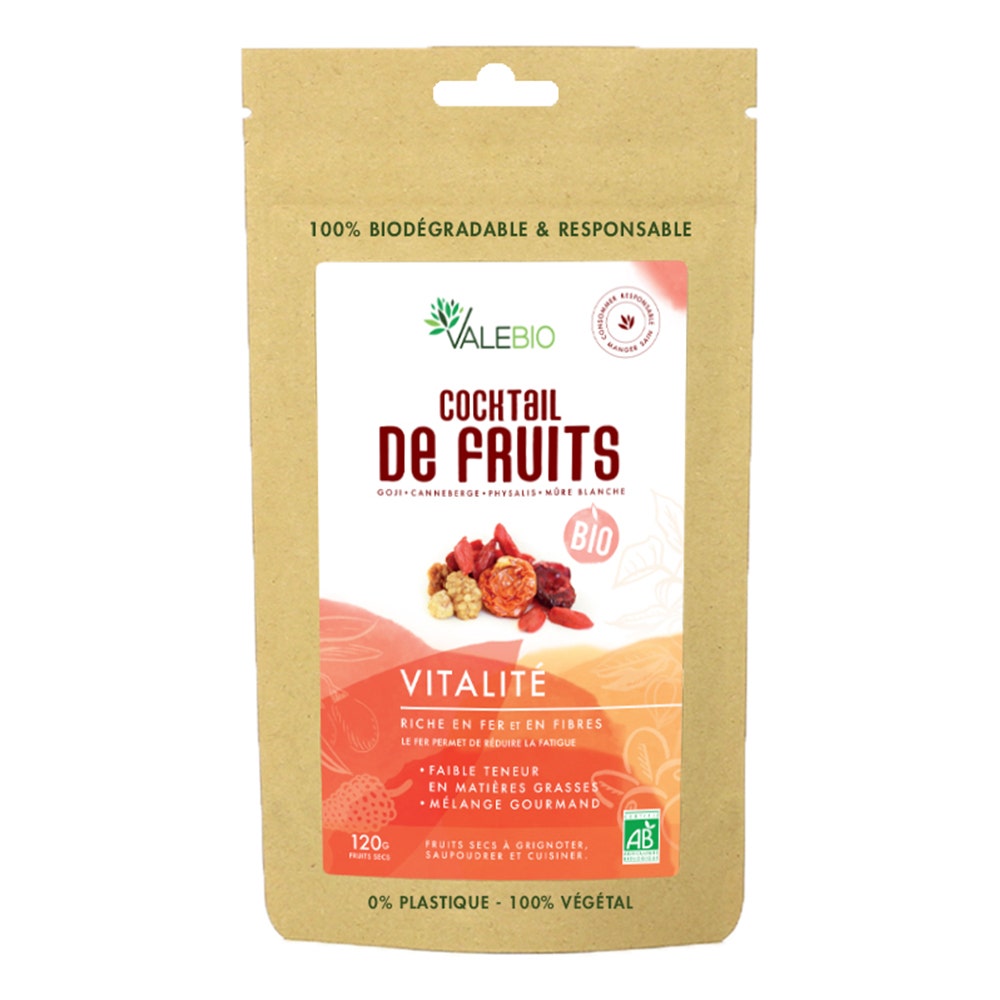 Valebio Cóctel de Superfrutas Ecológicas 120g