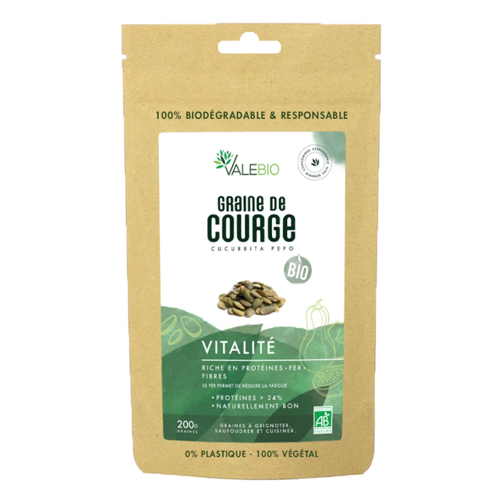 Valebio Semillas de calabaza ecológicas 200g