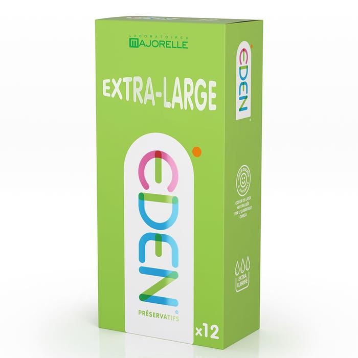 Preservativos extragrandes x12 Eden Gen