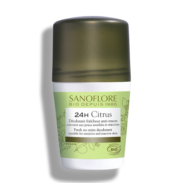 Desodorante citrus roll-on Bio eficacia 24h bio 50ml Deodorants Sanoflore