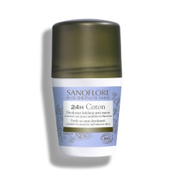Sanoflore Deodorants Desodorante 24h bio algodón 50ml