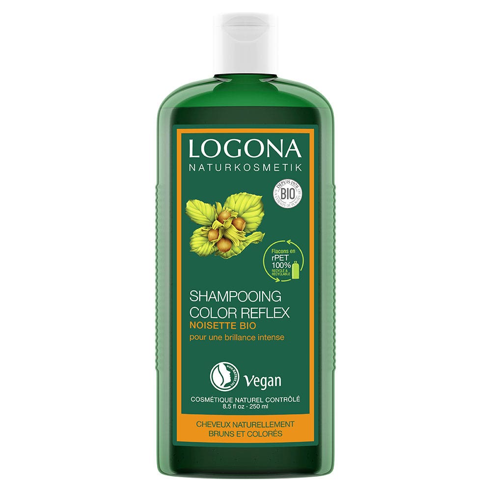 Logona Champú reflejo de color con avellana 250 ml