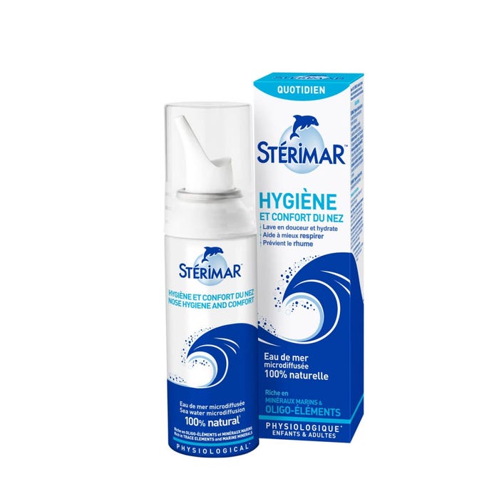 Microdifusión de agua de mar Spray de higiene nasal 50 ml Sterimar
