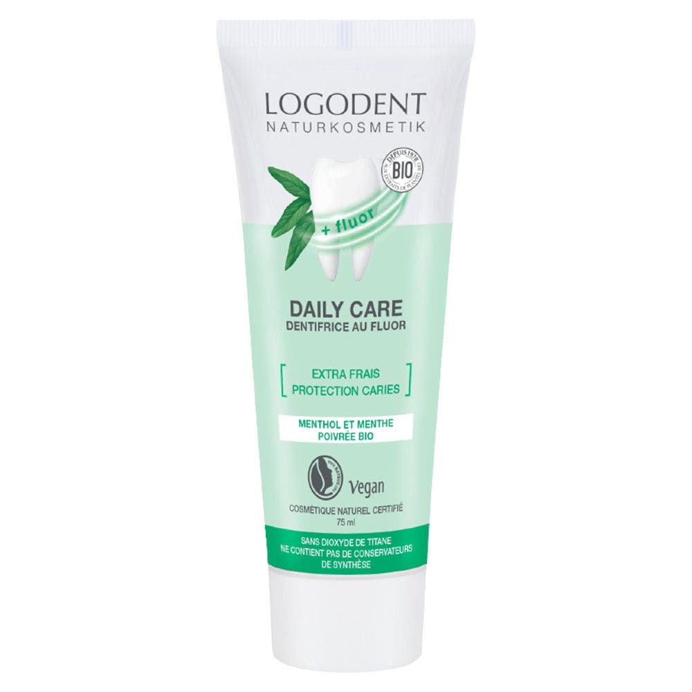 Logona Daily Care Pasta dentífrica extra fresca con flúor 75 ml