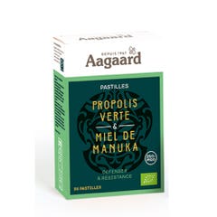 Aagaard Propolis Verte y miel de Manuka ecológica x36 comprimidos