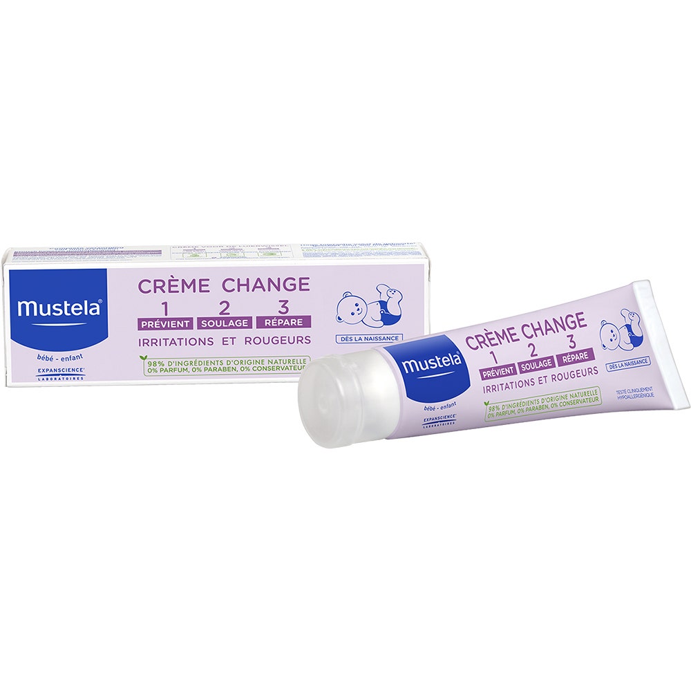 Mustela Crema De Cambio 123 Irritaciones Y Rojeces 100ml
