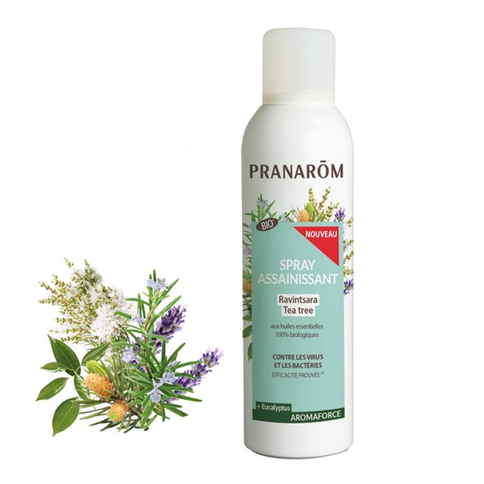 Pranarôm Aromaforce Ravintsara - Spray Saneamiento Árbol del Té BIO 400 ml