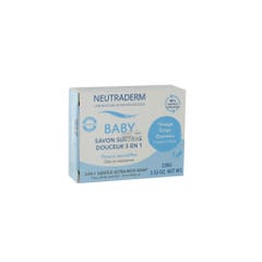 Neutraderm Baby Suavidad 3 en 1 jabón supergraso para bebés 100g