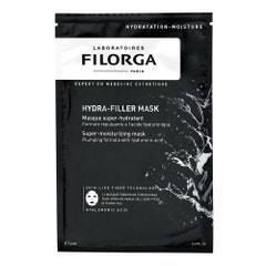 Filorga Hydra-Hyal Mascarilla facial antiedad de tejido hidratante con ácido hialurónico 23g
