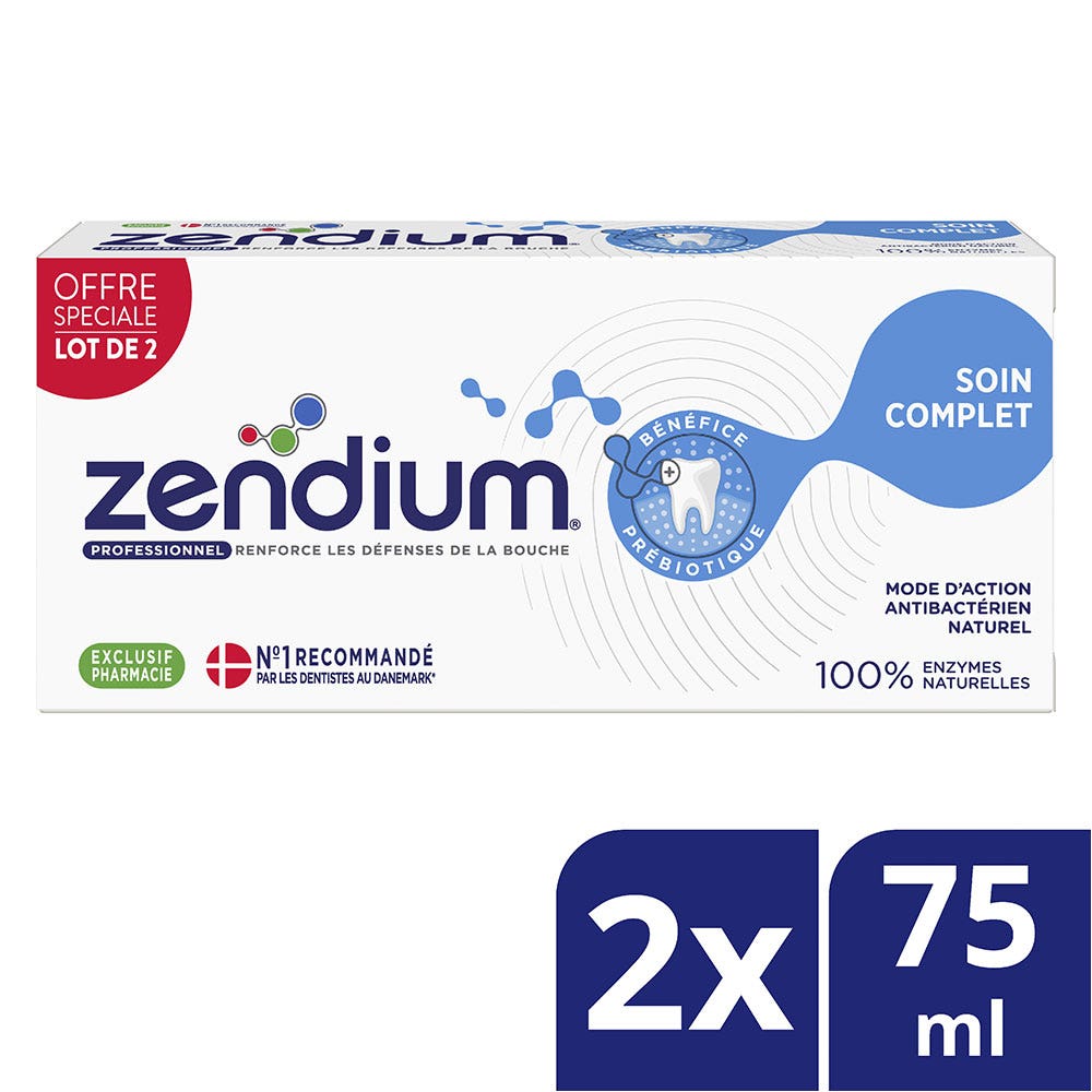 Zendium Pasta dentífrica para esmalte y encías 2x75ml - Easypara