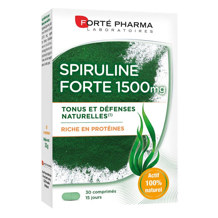 Espirulina Forte 1500 30 Comprimidos Forté Pharma