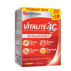 Forté Pharma Vitalité 4G Vitalite Revitalizante 30 Ampollas 4g