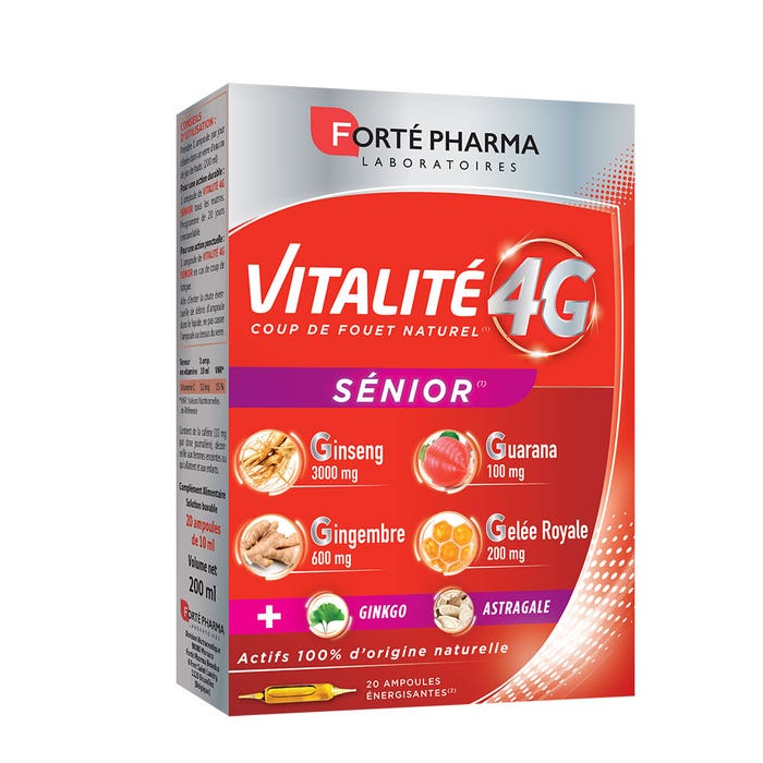 Vitalite Senior 20 ampollas 4g Vitalité 4G Forté Pharma