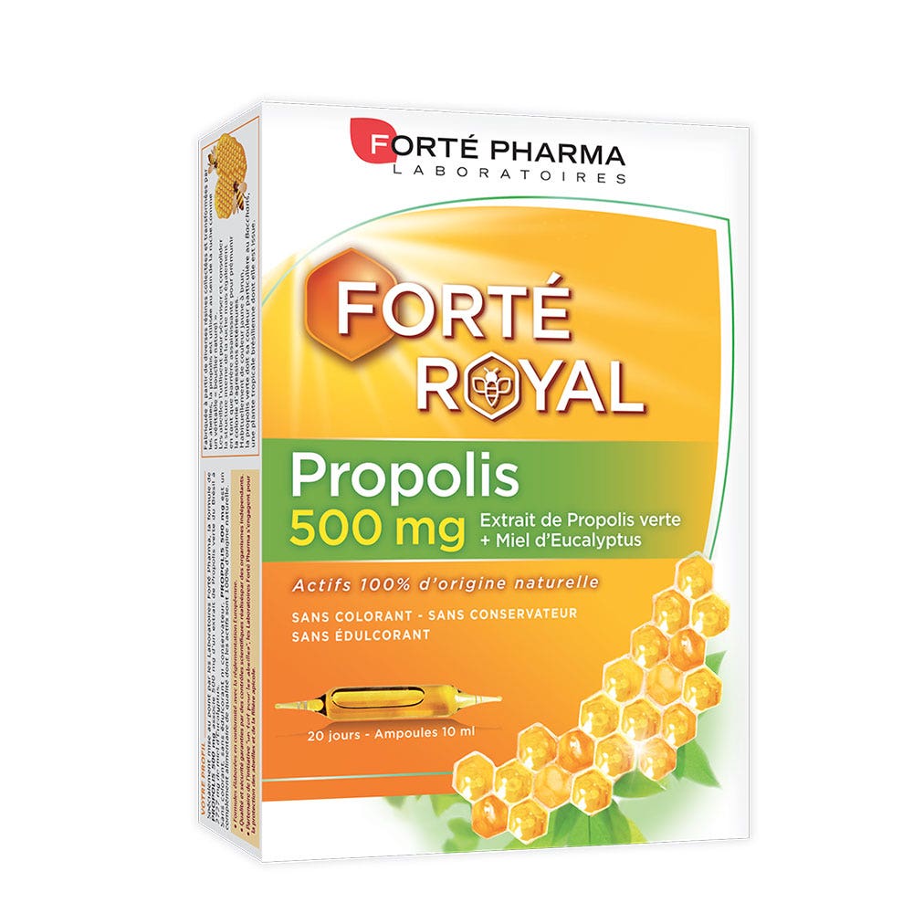 Forté Pharma Forté Real Propóleo verde 500mg 20 ampollas