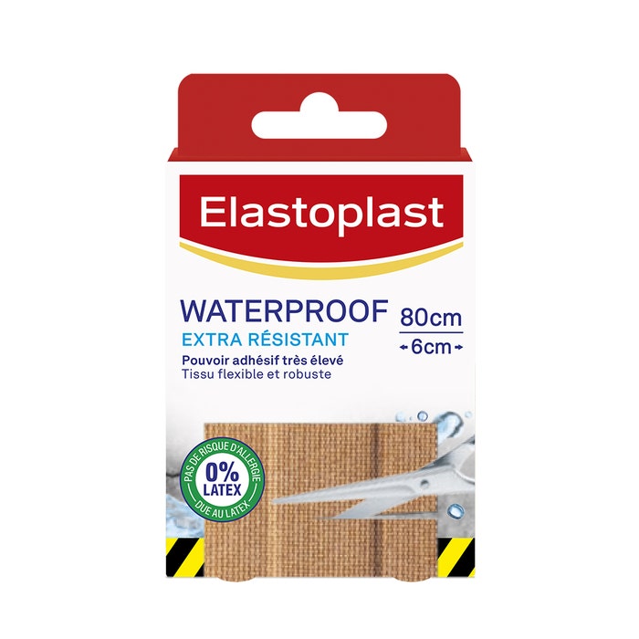 Banda extra resistente waterproof 80x6cm x8 Elastoplast