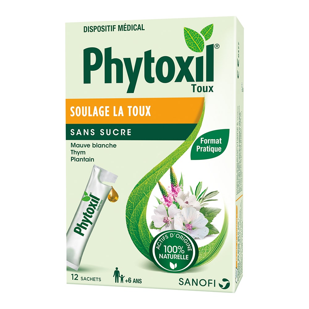 Phytoxil Jarabe para la tos sin azúcar 12 sobres - Easypara