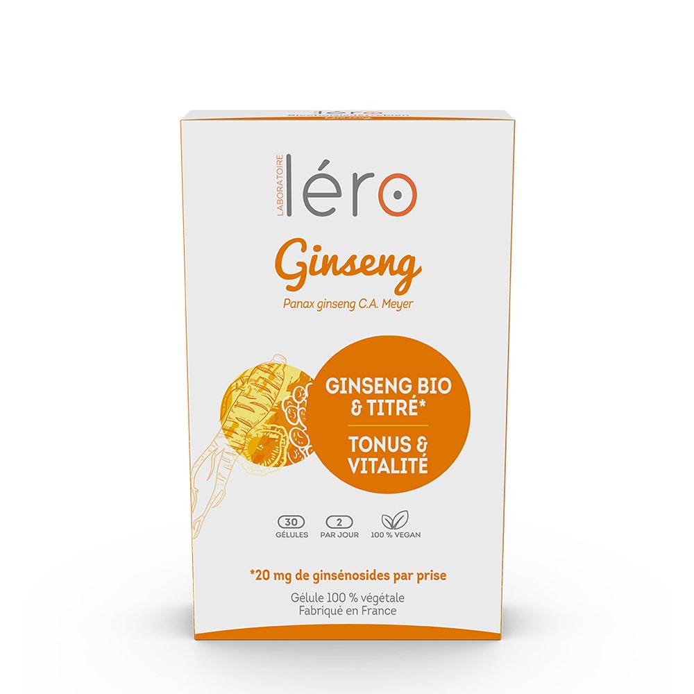 Lero Ginseng Tono y vitalidad 30 cápsulas