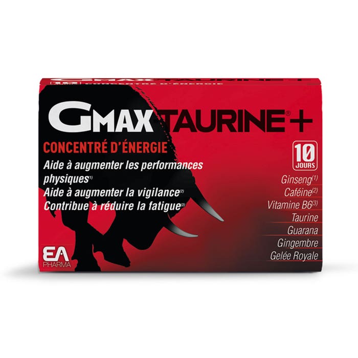 Gmax-taurina 30 Ampollas Ea Pharma