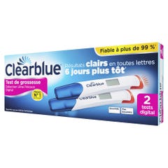 Clearblue Pruebas de embarazo Ultra-tempranas x2