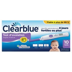 Clearblue Clearblue Prueba De Ovulacion Digital 10 Varillas 10 tests